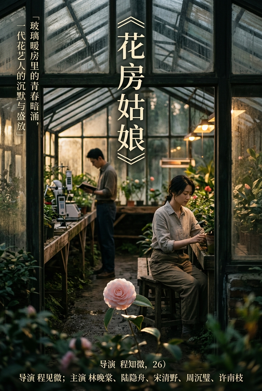 《花房姑娘》主视觉海报